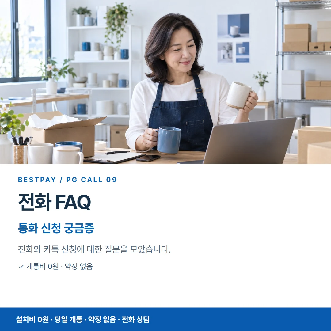 베스트페이 카드뉴스 9 · 전화 FAQ 통화 신청 궁금증
